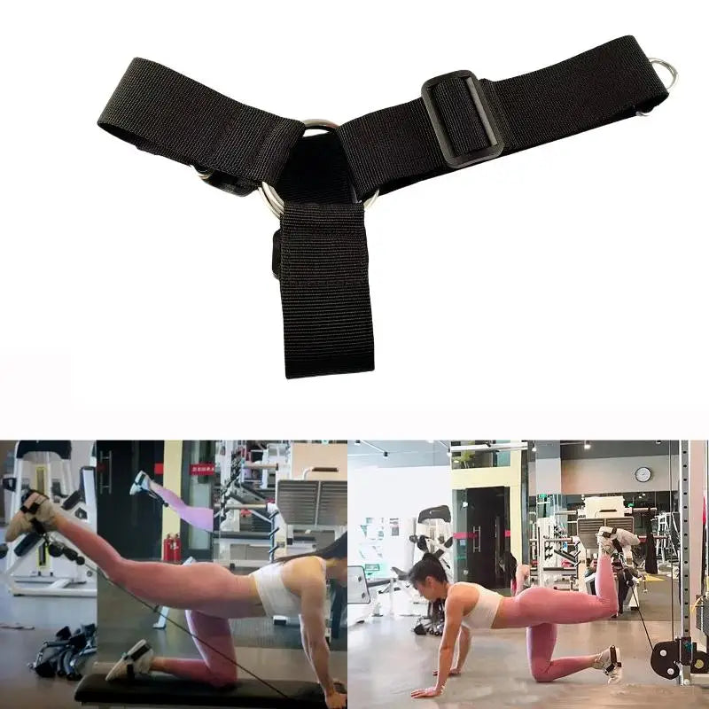 Portable Non-Slip Glute Leg Buttocks Workout Kickback Strap Shoe Cover Hip Training Home Gym Equipment for Fitness