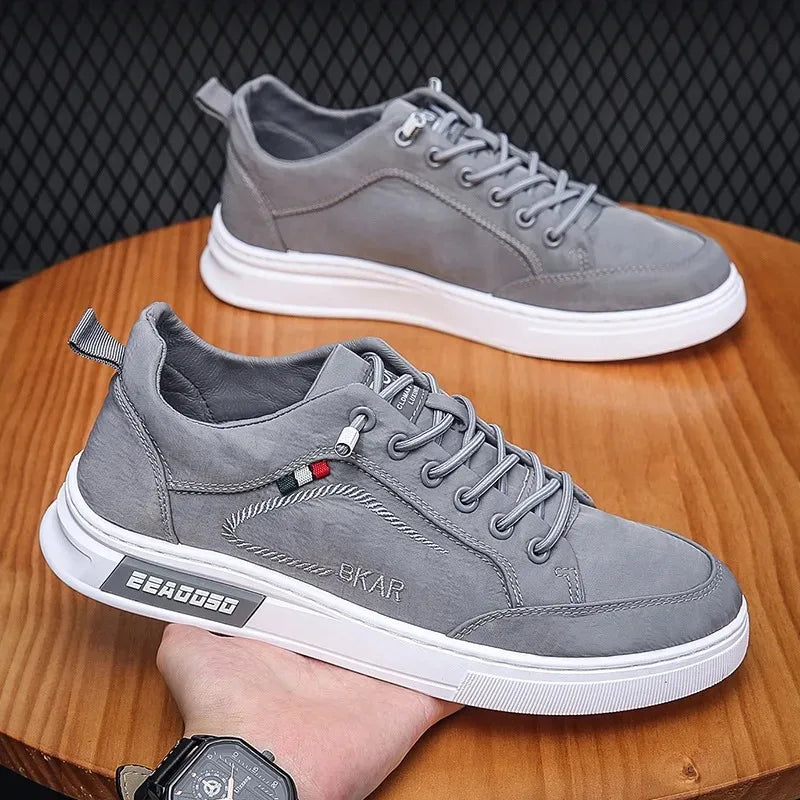Men Canvas Casual Shoe Fashion Flat Bottom Sneakers High End Designer Platform Shoes for Man Comfort Walking Shoe Zapatos Hombre
