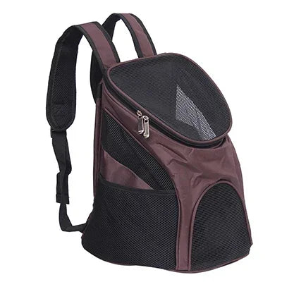 Pet Dog Carrier Backpack Bag Pet Outdoor Cat Carrier Bagpack Portable Zipper Mesh Backpack Breathable Dog Bag Supplies