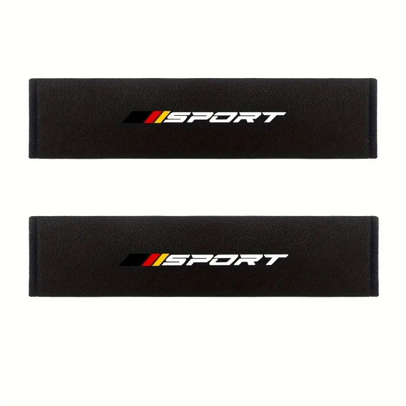 2 pcs Soft and Comfortable Car Seat Belt Cushions, Personalized and Fashionable Seat Belt Cushions, Suitable for Vehicle Use