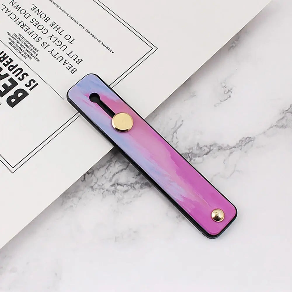 Phone Accessories Push and Pull Short Wrist Strap Phone Finger Grip Mobile Phone Holders Phone Finger Strap Telescopic Bracket