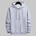 Mens Casual Hoodies Pullover Fleece Lined Long Sleeve Athletic Hooded Sweatshirt Suitable for Autumn and Winter Wear