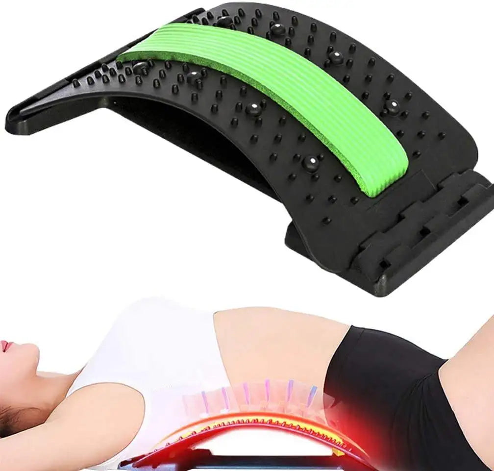 Back Massager Device Back Stretcher Muscle massagers Multi-Level Adjustable Massager Cervical Spine Support Massager