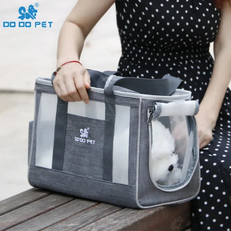 DODOPET Pet Out Carrying Bag Portable Dog Summer Breathable Backpack Puppy Pet Bag Cat Bag Hand Carry