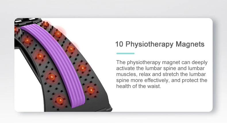 Back Massager Device Back Stretcher Muscle massagers Multi-Level Adjustable Massager Cervical Spine Support Massager