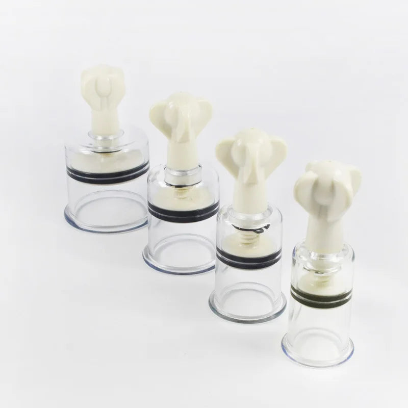 Vacuum Suction Cupping Cup, Nipple Enhancer Massage Vacuum Cans Plastic Enlarger Suction Enlarger Body Breast Massager Cups