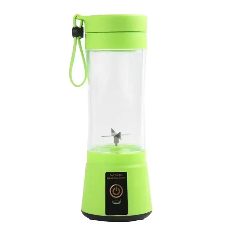 Portable Blender 380ml Fruit Juicer Stainless Steel Blade Usb Charging Portable Juice Blender Suitable for Travel and Commuting