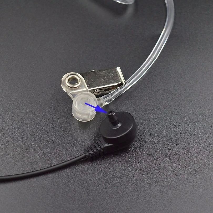 Air Tube Accessories for Mobile Phone/Walkie-Talkie Headsets (Sold Separately) – Detachable Air Components, Radiation-Free