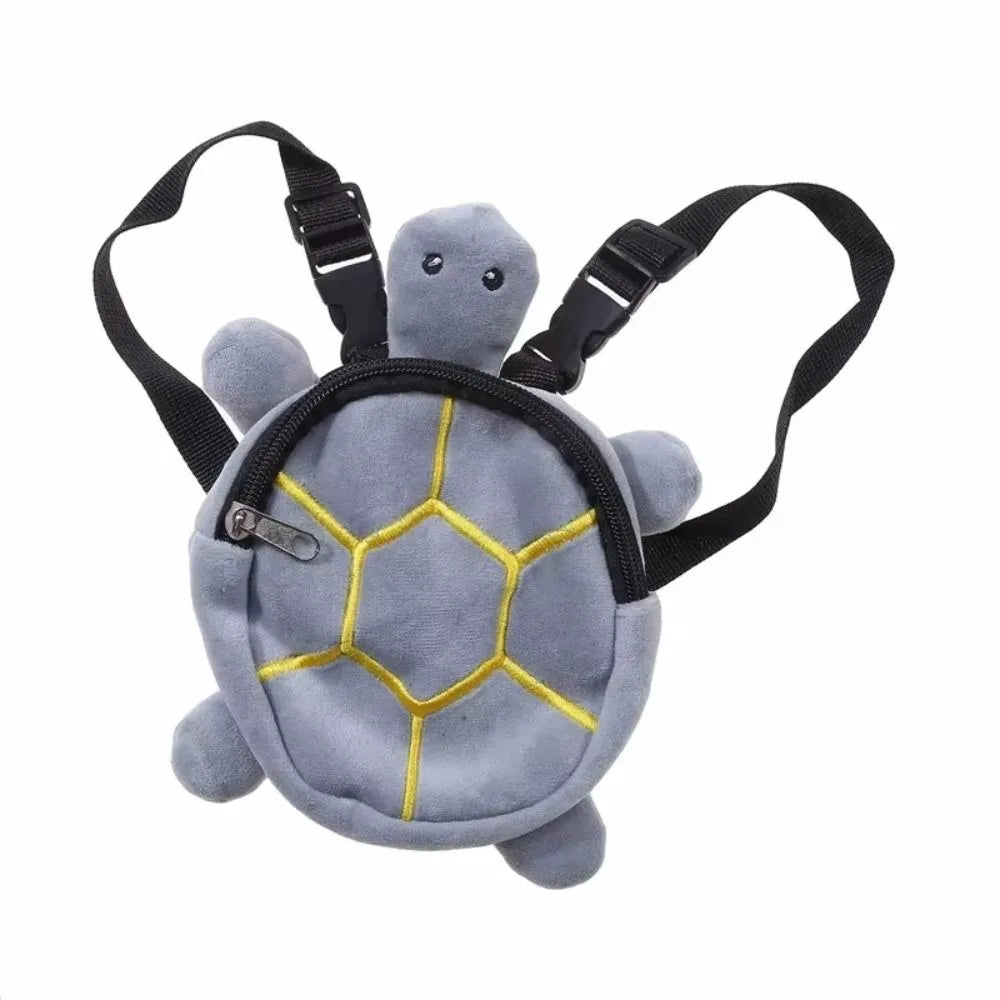 Pet Backpack Soft Turtle Shape Dog Backpack Portable Adjustable Puppy School Bag Cartoon Large Capacity Dog Snack Bag Outdoor