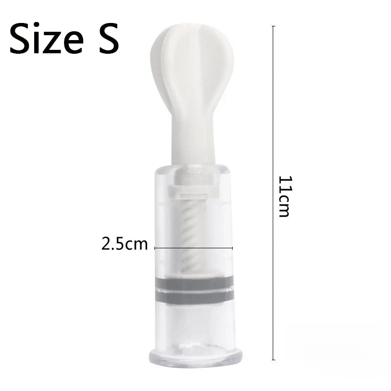 Vacuum Suction Cupping Cup, Nipple Enhancer Massage Vacuum Cans Plastic Enlarger Suction Enlarger Body Breast Massager Cups