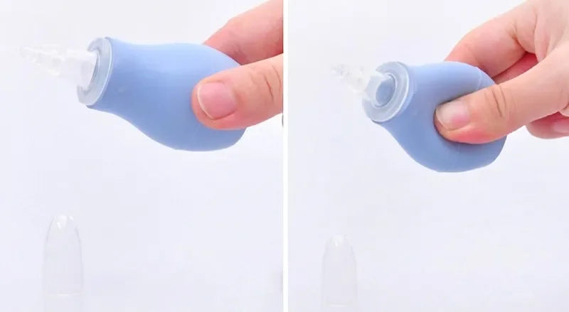New Born Silicone Baby Safety Nose Cleaner Vacuum Suction Children Nasal Aspirator New Baby Care Diagnostic-tool Vacuum Sucker