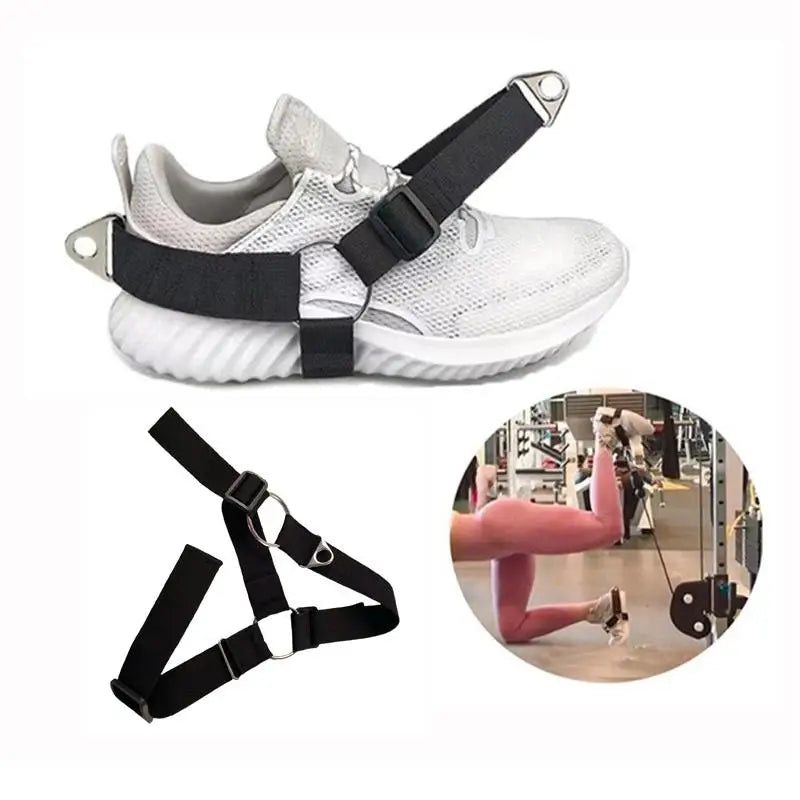 Portable Non-Slip Glute Leg Buttocks Workout Kickback Strap Shoe Cover Hip Training Home Gym Equipment for Fitness