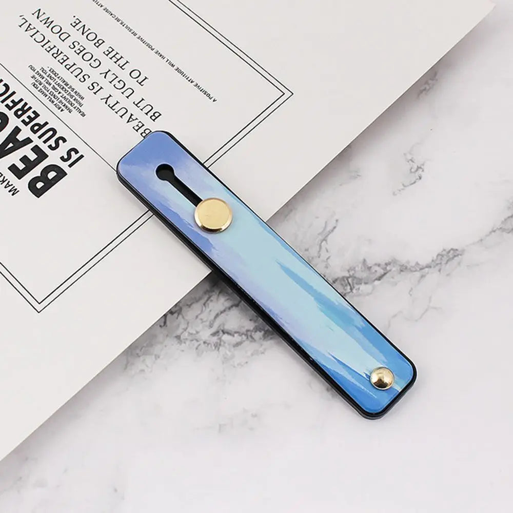 Phone Accessories Push and Pull Short Wrist Strap Phone Finger Grip Mobile Phone Holders Phone Finger Strap Telescopic Bracket