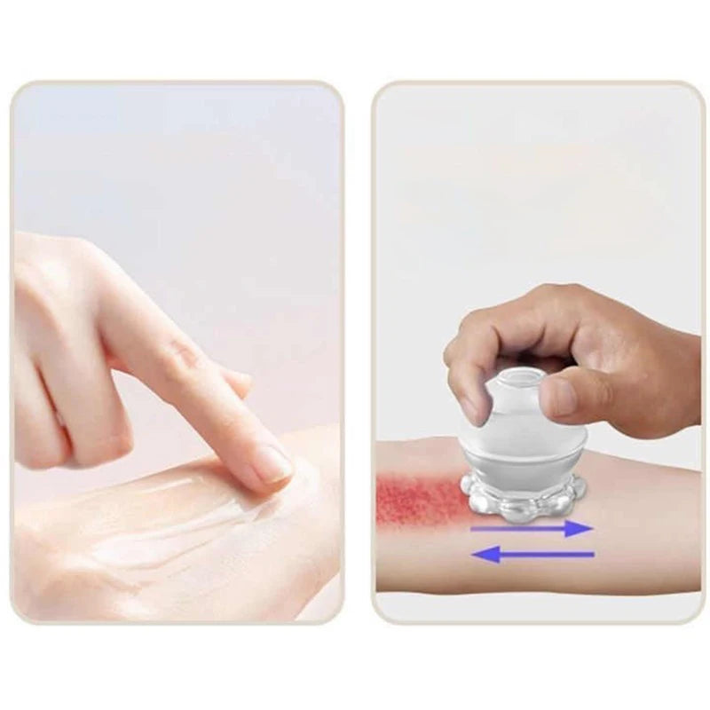 Massage Body Cups Anti Cellulite Suction Silicone Cup For Body Beauty Stimulation Tool Vacuum Cupping Massage Beauty Health