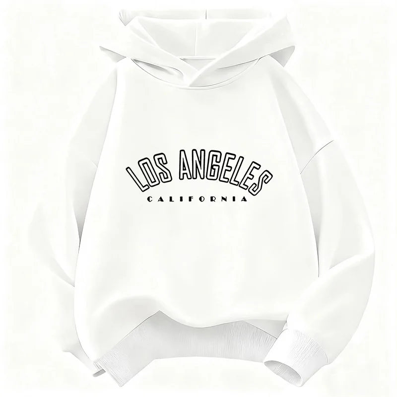 Casual Fashion Los Angeles Letter Printed  Hoodie Kids Children's Sweatshirt Hoody for Boys Girls Hoodies Hip Hop Clothes