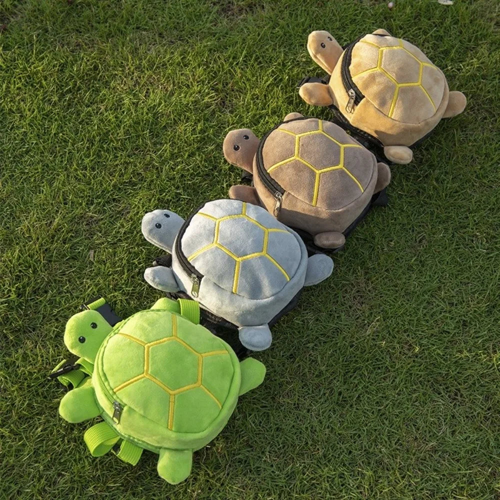 Pet Backpack Soft Turtle Shape Dog Backpack Portable Adjustable Puppy School Bag Cartoon Large Capacity Dog Snack Bag Outdoor