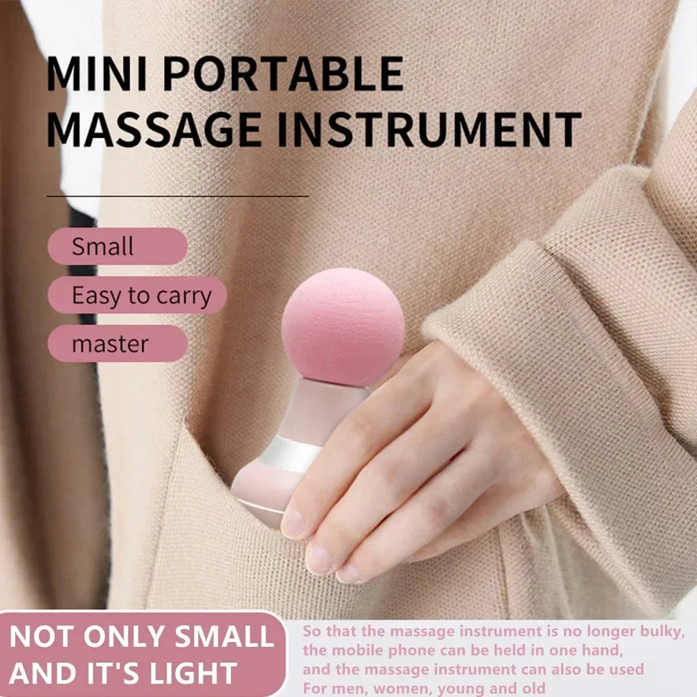 Handheld Muscle Massager Mini Massage Gun with 6 Adjustment Modes for Neck Shoulder and Back Massage to Relax the Body