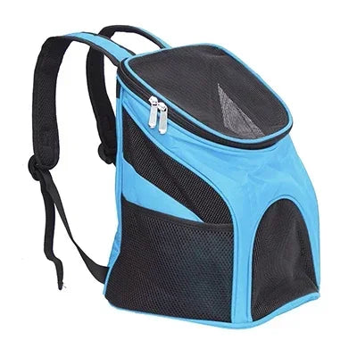 Pet Dog Carrier Backpack Bag Pet Outdoor Cat Carrier Bagpack Portable Zipper Mesh Backpack Breathable Dog Bag Supplies