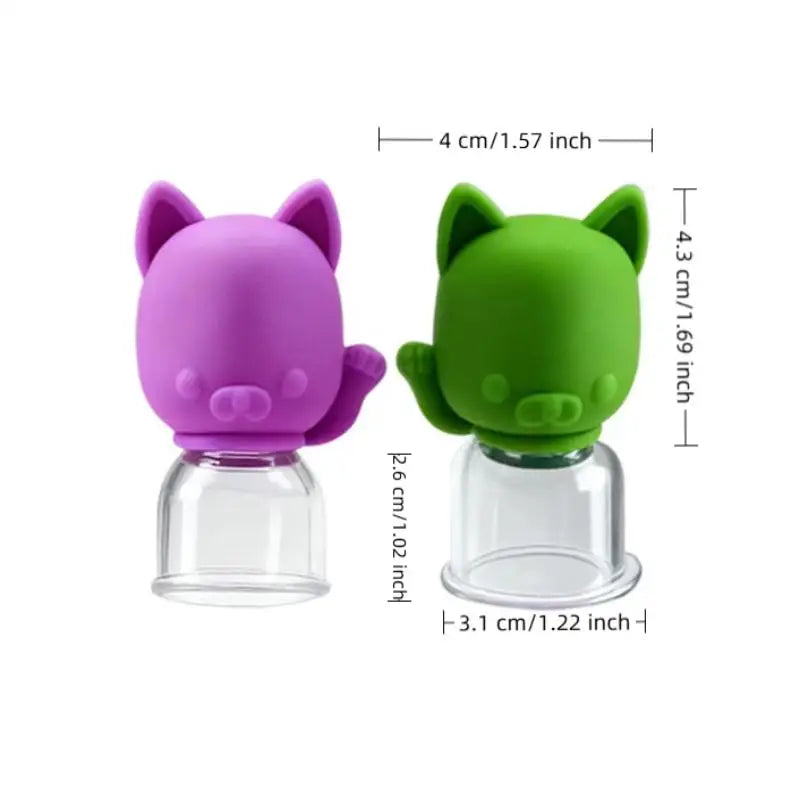 1/3Pcs Silicone Cupping Cups Massage Vacuum Suction Cupping Cups For Facial Skin Lifting Body Leg Arm Back Shoulder Muscle