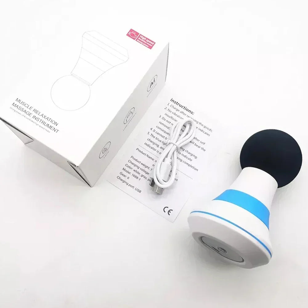 Handheld Muscle Massager Mini Massage Gun with 6 Adjustment Modes for Neck Shoulder and Back Massage to Relax the Body