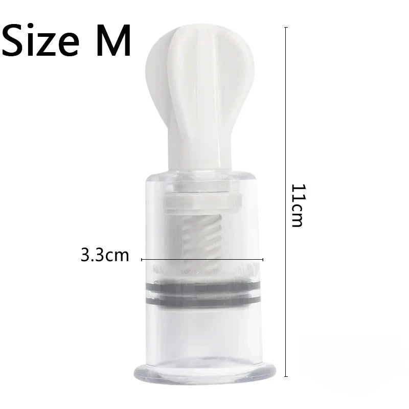 Vacuum Suction Cupping Cup, Nipple Enhancer Massage Vacuum Cans Plastic Enlarger Suction Enlarger Body Breast Massager Cups