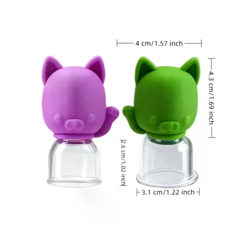 1/3Pcs Silicone Cupping Cups Massage Vacuum Suction Cupping Cups For Facial Skin Lifting Body Leg Arm Back Shoulder Muscle