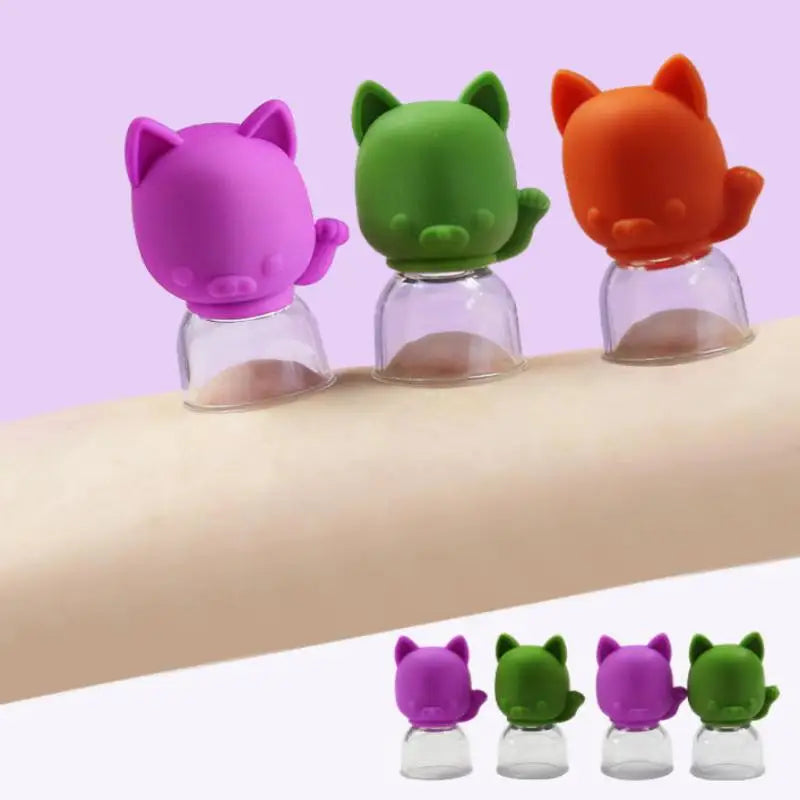 1/3Pcs Silicone Cupping Cups Massage Vacuum Suction Cupping Cups For Facial Skin Lifting Body Leg Arm Back Shoulder Muscle