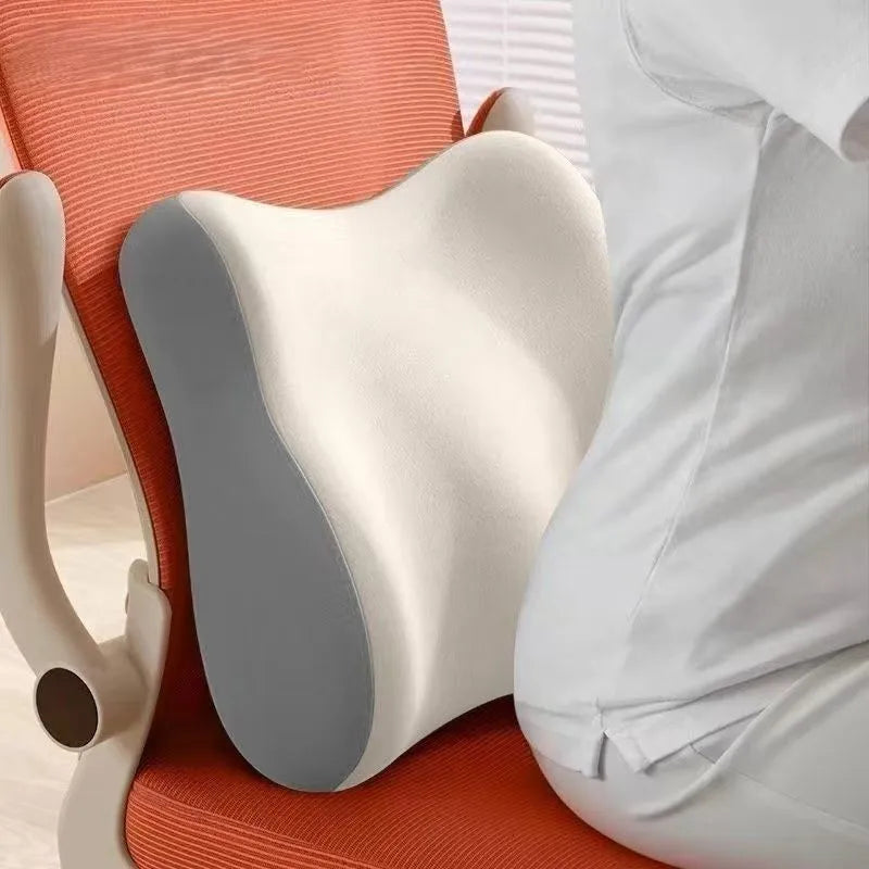 Thickened and hollowed-out seat cushion for hip and waist protection,lumbar support for the seat,comfortable for long-term sit