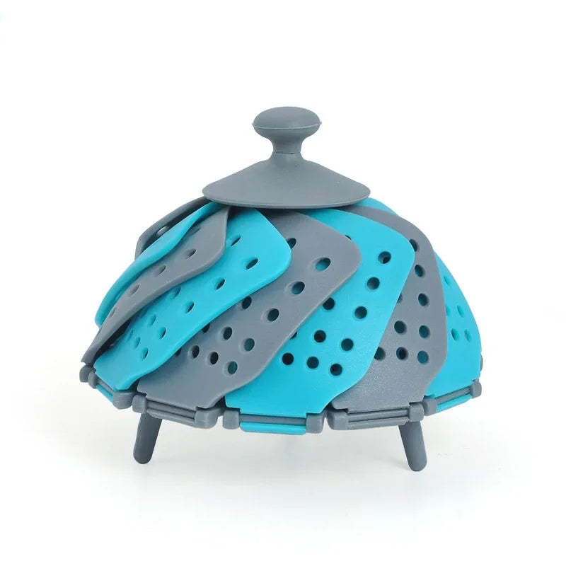 Folding Food Steamer Vegetable and Fruit Food Basket Steamer Rack Cooking Utensils Steam Kitchen Accessories