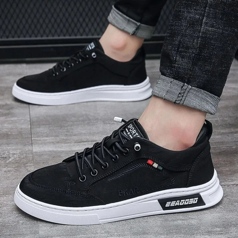 Men Canvas Casual Shoe Fashion Flat Bottom Sneakers High End Designer Platform Shoes for Man Comfort Walking Shoe Zapatos Hombre