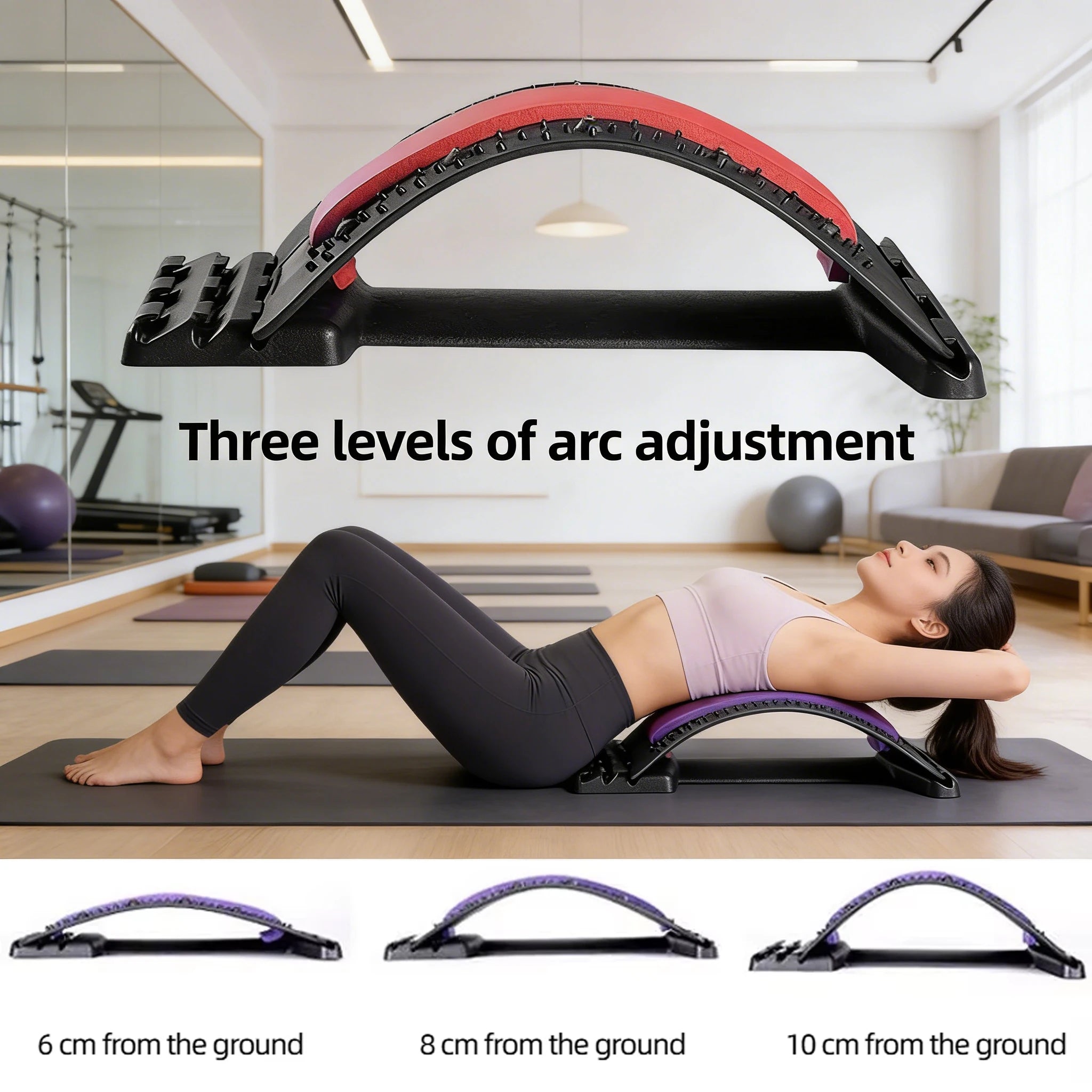 Back Massager Device Back Stretcher Muscle massagers Multi-Level Adjustable Massager Cervical Spine Support Massager
