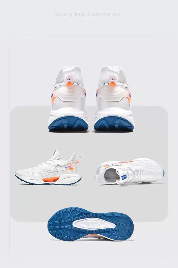 Men Casual Sneakers Running Shoes Fashion Outdoor Sneaker Fashion Sports Shoes Mesh Breathable Cushioning Basketball Footwear