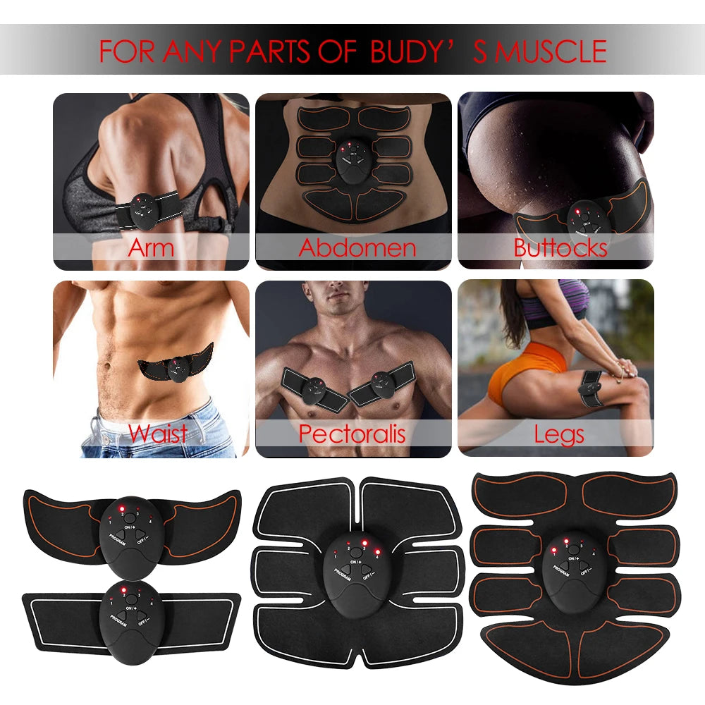Electric Body Shaping Device Wireless Body Massager Abdominal Hip Training Lifting Fitness and Slimming Massager Male and Female