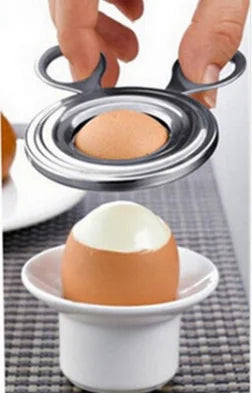 1pc Kitchen Tools Stainless Steel Egg Cutting Device Scissors Cutter For Boiled Egg Cups Egg Holder Baking Kitchen Accessories