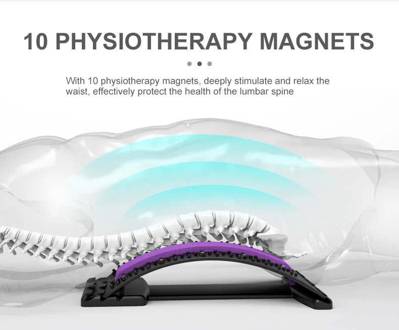 Back Massager Device Back Stretcher Muscle massagers Multi-Level Adjustable Massager Cervical Spine Support Massager