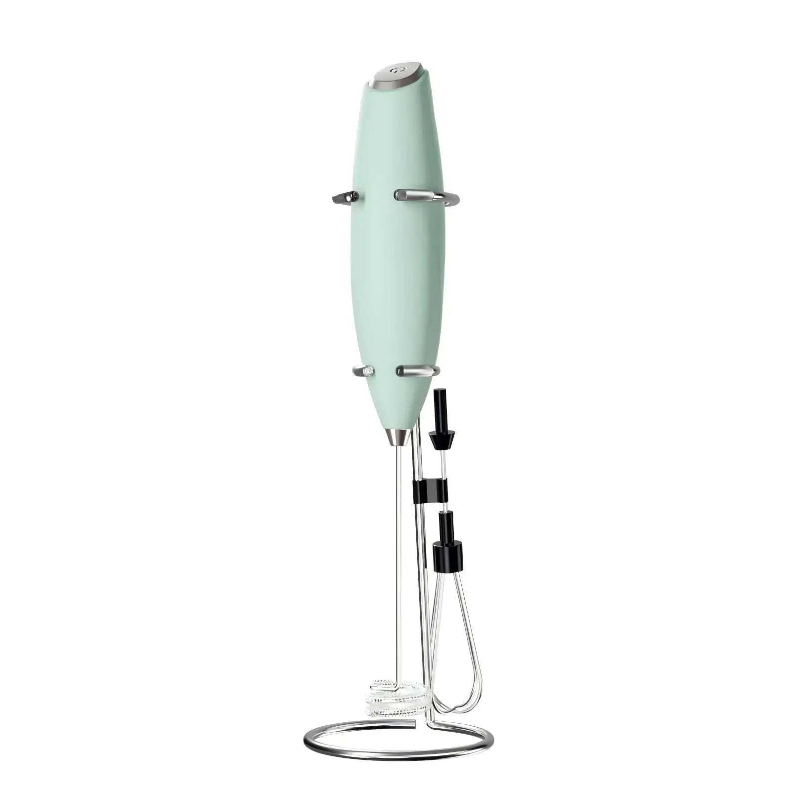 Hand Blender Electric Egg Beater Milk Frother Handheld, Mini Electric Drink Mixer Foamer with Stand for Coffee Lattes Hand Blend