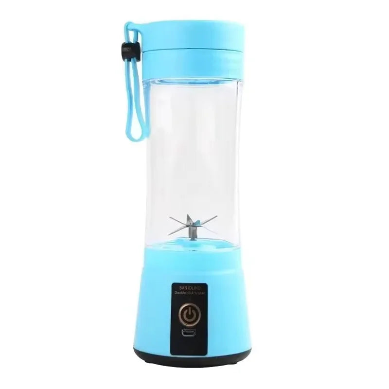 Portable Blender 380ml Fruit Juicer Stainless Steel Blade Usb Charging Portable Juice Blender Suitable for Travel and Commuting
