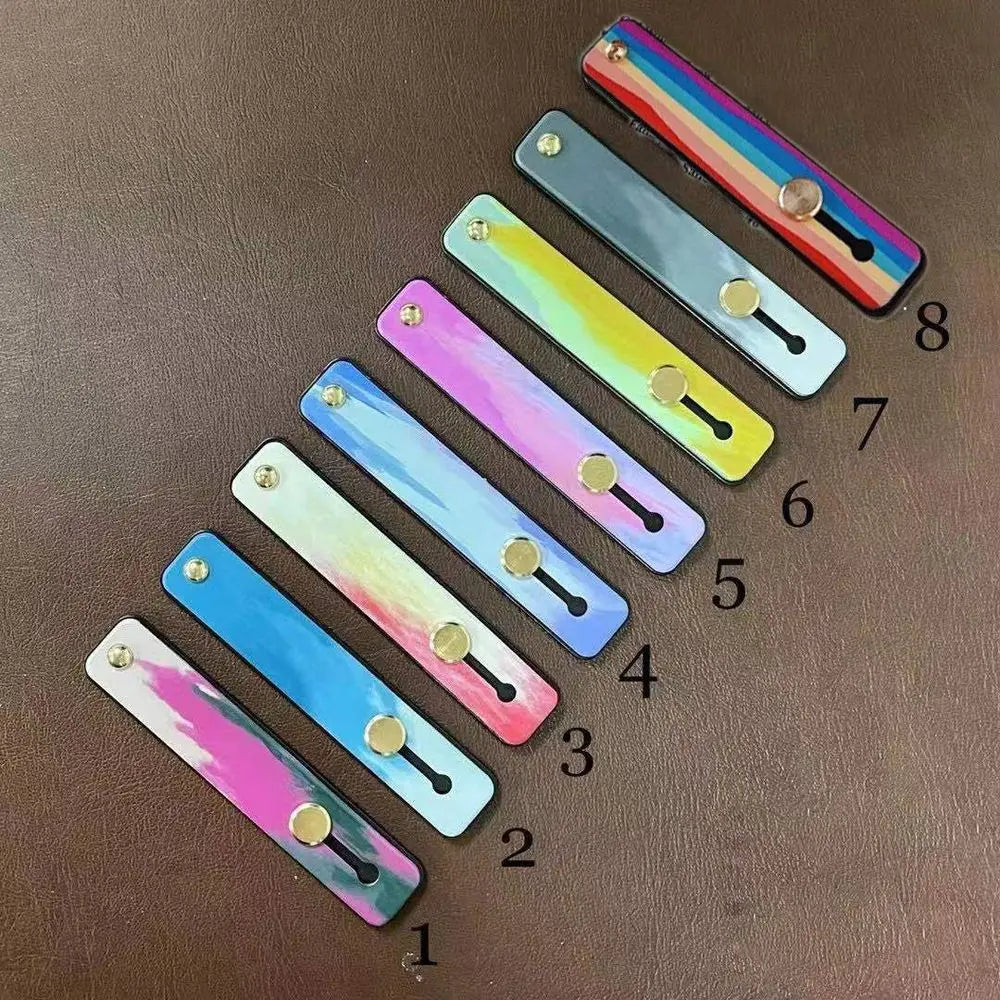 Phone Accessories Push and Pull Short Wrist Strap Phone Finger Grip Mobile Phone Holders Phone Finger Strap Telescopic Bracket