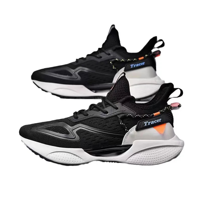Men Casual Sneakers Running Shoes Fashion Outdoor Sneaker Fashion Sports Shoes Mesh Breathable Cushioning Basketball Footwear