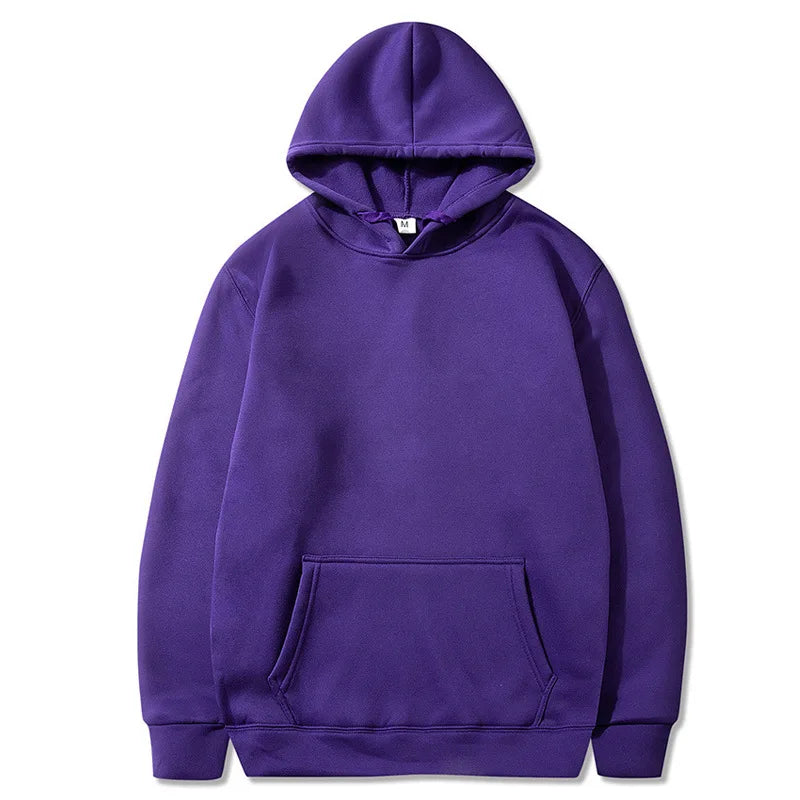 Men's Hoodies New Spring Autumn Casual Hoodies Sweatshirts Men's Top Solid Color Hoodies Sweatshirt Male Casual Tops 11 Colors