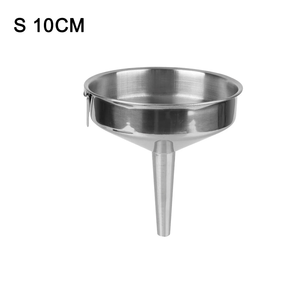 Metal Funnel For Canning Kitchen Tools Kitchen Accessories Wide Mouth Funnels Bar Wine Beer Oil Flask Funnel