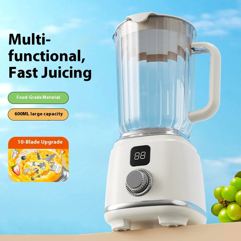 New Home Blender 10 Blades 3000mAH Multifunctional Juicer Ice Crusher Juice Extractor High Juice Rate Kitchen Tools