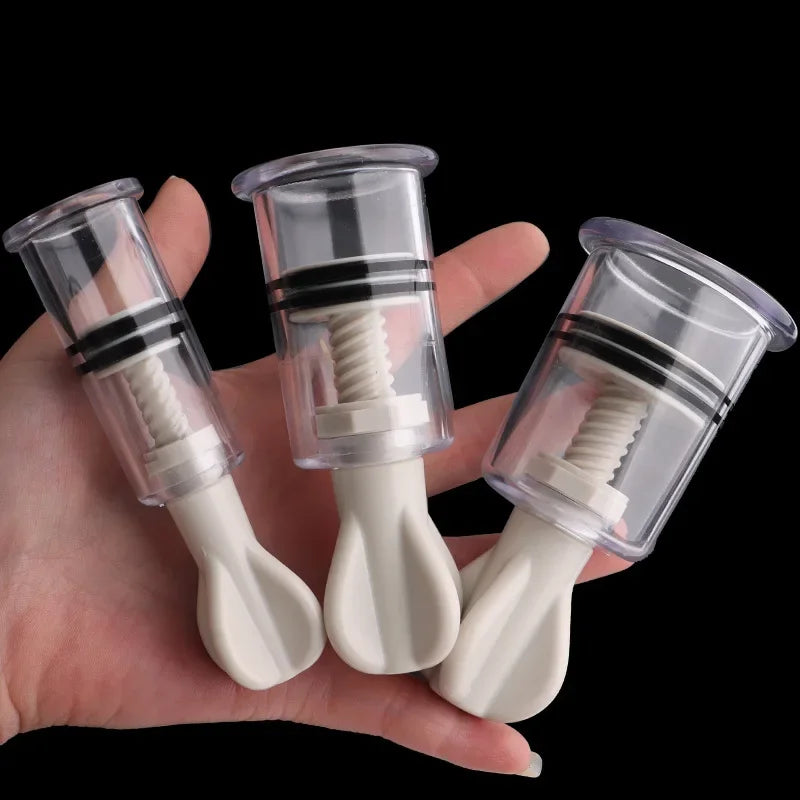 Vacuum Suction Cupping Cup, Nipple Enhancer Massage Vacuum Cans Plastic Enlarger Suction Enlarger Body Breast Massager Cups