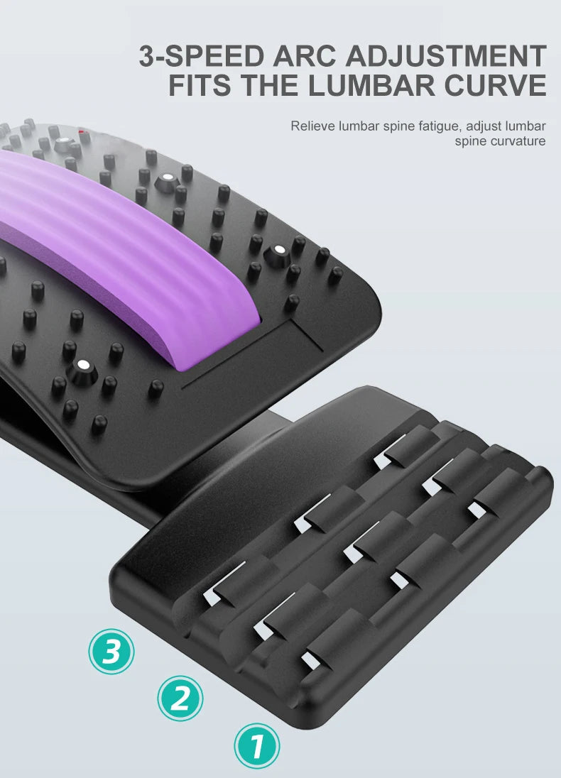Back Massager Device Back Stretcher Muscle massagers Multi-Level Adjustable Massager Cervical Spine Support Massager